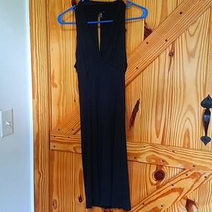 Black sleeveless dress, size small